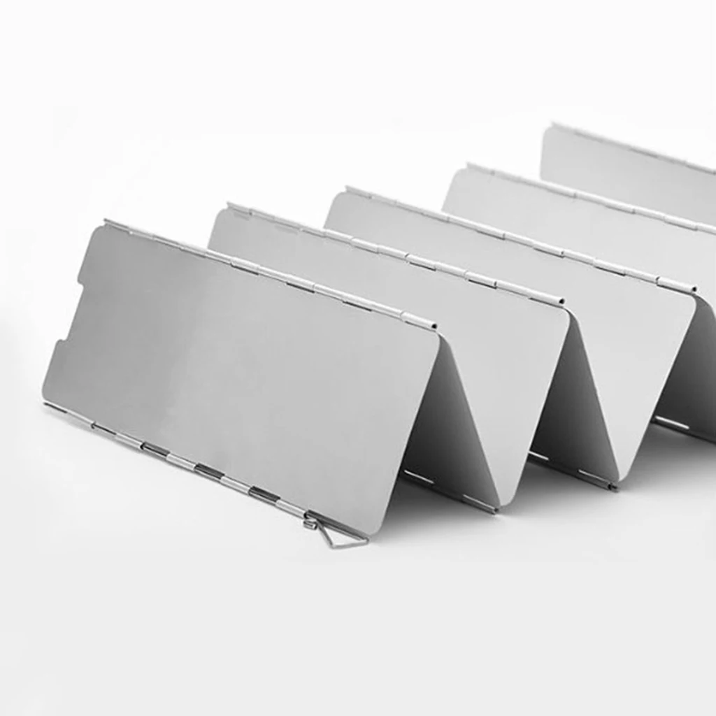 Folding Windshield Plates Outdoor Camping Kitchen BBQ Stove Picnic Wind Screen Folding Plate for Camping Gas Cooker Folding Windshield Plates Outdoor Camping Kitchen BBQ Stove Picnic Wind Screen Folding Plate for Camping Gas Cooker