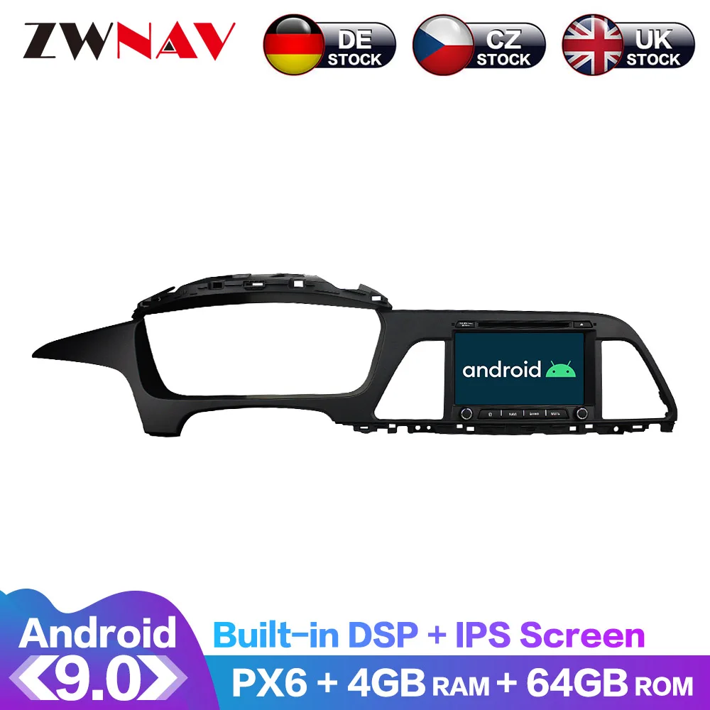 Android 9 IPS Screen PX6 DSP For Hyundai SONATA 2015 2016 - 2018 Car DVD GPS Multimedia Player Headunit Radio Navi Audio Stereo
Android 9 IPS Screen PX6 DSP For Hyundai SONATA 2015 2016 - 2018 Car DVD GPS Multimedia Player Headunit Radio Navi Audio Stereo