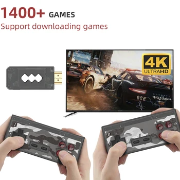 USB Wireless Handheld TV Video Game Console Retro Build In 1400 Classic Game 4K 8 Bit Mini Video Consoles Support HDMI Output 
USB Wireless Handheld TV Video Game Console Retro Build In 1400 Classic Game 4K 8 Bit Mini Video Consoles Support HDMI Output