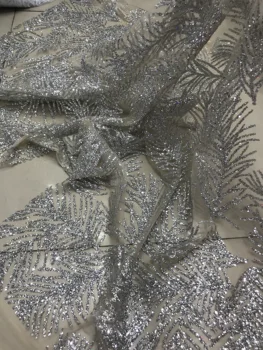 tulle lace with glued glitter fashion Sat-9.8914 african glitter lace fabric for party dress 5yard/lot embroidered 
tulle lace with glued glitter fashion Sat-9.8914 african glitter lace fabric for party dress 5yard/lot embroidered