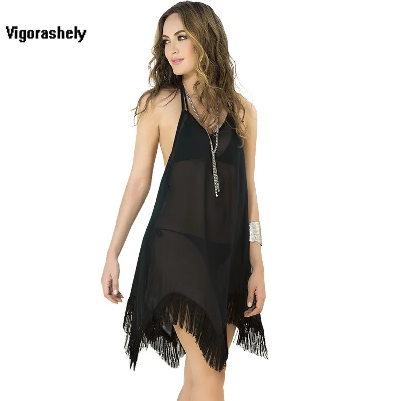 2019 Bikini Cover Up Lace Halter Tassels Swimsuit Beach Dress Mesh Women Summer Ladies Cover-Ups Bathing Suit Beach Wear Tunic
2019 Bikini Cover Up Lace Halter Tassels Swimsuit Beach Dress Mesh Women Summer Ladies Cover-Ups Bathing Suit Beach Wear Tunic