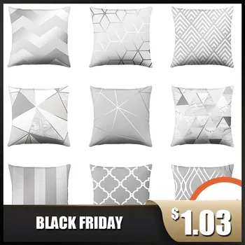 Home livingroom Sofa Decorations Bedroom Sofa Pillowcase Throw Pillow Cover Gray Striped Geometric Cushion Cover 45*45cm
Home livingroom Sofa Decorations Bedroom Sofa Pillowcase Throw Pillow Cover Gray Striped Geometric Cushion Cover 45*45cm