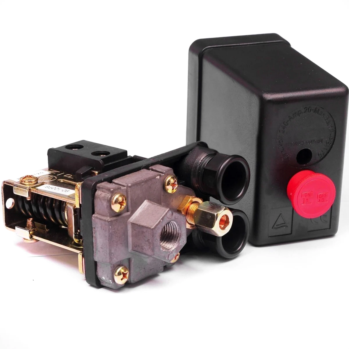 Pressure Switch Air Valve Manifold Air Compressor Pressure Control Regulator Gauge Air Compressor Pressure Control Switches 230V
Pressure Switch Air Valve Manifold Air Compressor Pressure Control Regulator Gauge Air Compressor Pressure Control Switches 230V