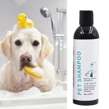 237ml Pet Shampoo Universal Pet Odor Eliminator Bath Shower Gel Soothing and Calming for Cats Dogs Clean Shower
237ml Pet Shampoo Universal Pet Odor Eliminator Bath Shower Gel Soothing and Calming for Cats Dogs Clean Shower