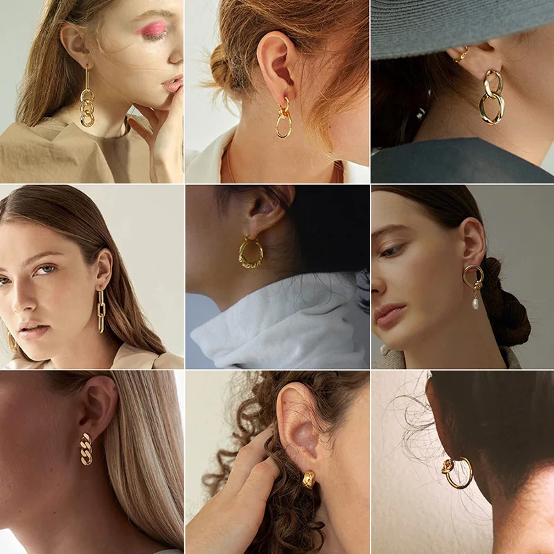 Onlylili Punk Round Circle Chain Earrings Set Vintage Gold Twisted Link Chains Geometric Pearl Dangle Earring For Women Jewelry
Onlylili Punk Round Circle Chain Earrings Set Vintage Gold Twisted Link Chains Geometric Pearl Dangle Earring For Women Jewelry