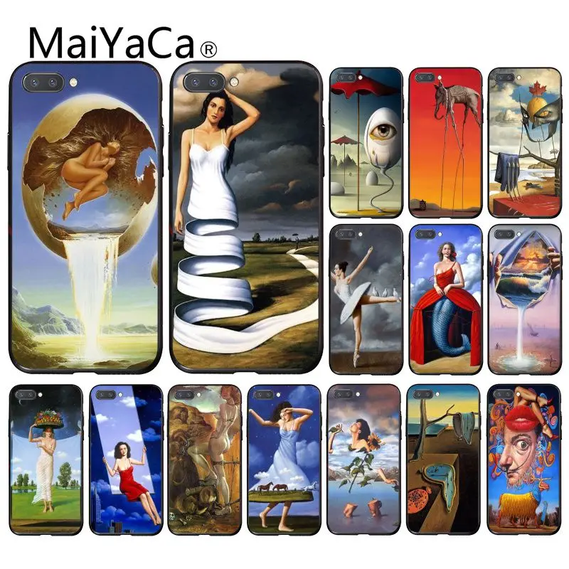 Maiyaca Сальвадор Дали художественный Рисунок чехол для телефона Huawei Honor 8X 9 10 20 Lite 7A