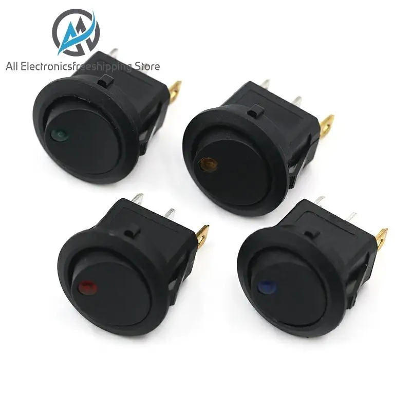 12V LED Dot Light Car Switch Auto Boat Round Rocker 3Pin ON/OFF Toggle SPST Switch 4 Colors Blue Yellow Red Green
12V LED Dot Light Car Switch Auto Boat Round Rocker 3Pin ON/OFF Toggle SPST Switch 4 Colors Blue Yellow Red Green