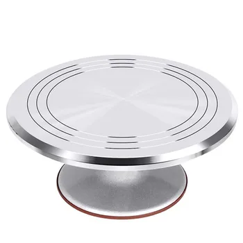 Large Size 14 Inch 36 CM Revolving Cake Decorating Stand Aluminium Alloy Rotating Cake Turntable
Large Size 14 Inch 36 CM Revolving Cake Decorating Stand Aluminium Alloy Rotating Cake Turntable