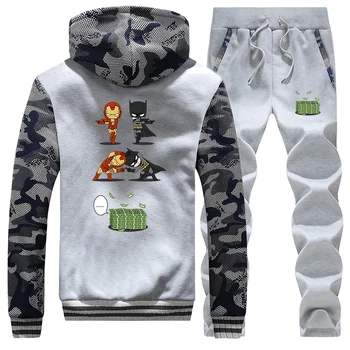 Iron Man Rich Camo Jackets Batman Thick Male Set Billionaires Funny Desgin Hoodies Warm Tracksuit 2019 Winter Fleece Gym Suit
Iron Man Rich Camo Jackets Batman Thick Male Set Billionaires Funny Desgin Hoodies Warm Tracksuit 2019 Winter Fleece Gym Suit