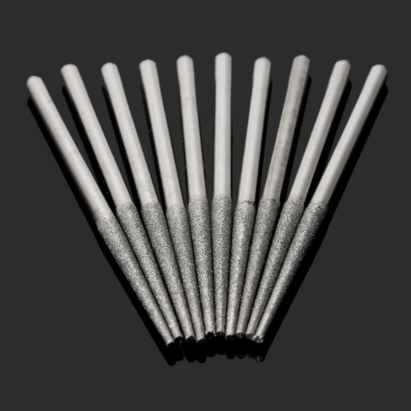 10Pcs Diamond Coated Trigonometric Flat Head Lengthened Burrs Bit Drill Polishing Grinding Rods Ceramic Wood Stone Rotary Tools
10Pcs Diamond Coated Trigonometric Flat Head Lengthened Burrs Bit Drill Polishing Grinding Rods Ceramic Wood Stone Rotary Tools