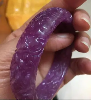 VINTAGE HAND-CARVED CHINESE PURPLE JADEITE JADE BANGLE BRACELET(Certificate delivery)
VINTAGE HAND-CARVED CHINESE PURPLE JADEITE JADE BANGLE BRACELET(Certificate delivery)