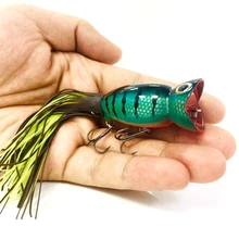 

Popper Fishing Lure 5.5cm 11g Pike Wobbler Jig Topwater Floating isca artificial Hard Bait Carp Trout sea Fishing Tackle pesca