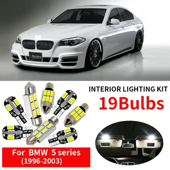 19pcs LED bulb Interior Light Kit for 1996-2003 BMW E39 5 series Sedan Saloon 520i 535i 525i 528i 530i 540i M5 Map Dome Lamp
19pcs LED bulb Interior Light Kit for 1996-2003 BMW E39 5 series Sedan Saloon 520i 535i 525i 528i 530i 540i M5 Map Dome Lamp
