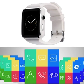 New Touch Screen Bluetooth Smartwatch With Camera Bracelet Smart Watches Compatible Smartwatch SIM Card Available Gear
New Touch Screen Bluetooth Smartwatch With Camera Bracelet Smart Watches Compatible Smartwatch SIM Card Available Gear