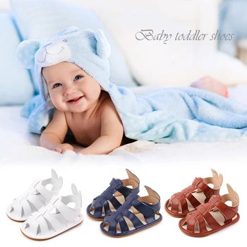 Baby Sandals Summer PU Leather Boys Sandals Fashion Solid Color Shoes Prewalker Kids Shoes
Baby Sandals Summer PU Leather Boys Sandals Fashion Solid Color Shoes Prewalker Kids Shoes