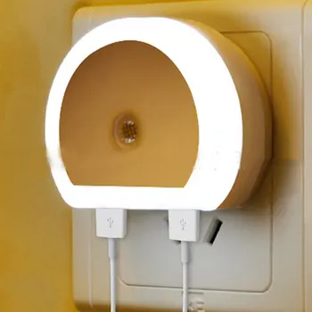 LED Night Light Pulg-in Socket Light Control Induction Energy Saving Lamp Sleep Light with Plug of European
LED Night Light Pulg-in Socket Light Control Induction Energy Saving Lamp Sleep Light with Plug of European