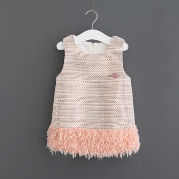 New Children's Clothing Princess Dress Girls Plus Velvet Warm Vest Dresses Baby Girls Elegant Faux Fur Plaid Knitting Dress
New Children's Clothing Princess Dress Girls Plus Velvet Warm Vest Dresses Baby Girls Elegant Faux Fur Plaid Knitting Dress