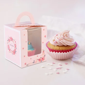 50Pcs Portable Single Design Cake Boxes Paper Cupcake Packing Box Party Supplies
50Pcs Portable Single Design Cake Boxes Paper Cupcake Packing Box Party Supplies
