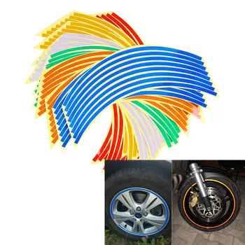 16PCS Reflective Strips Motocross Bike Wheel Rim Stripe Stickers Reflective Rim Tape Car Styling Decoration Stickers
16PCS Reflective Strips Motocross Bike Wheel Rim Stripe Stickers Reflective Rim Tape Car Styling Decoration Stickers