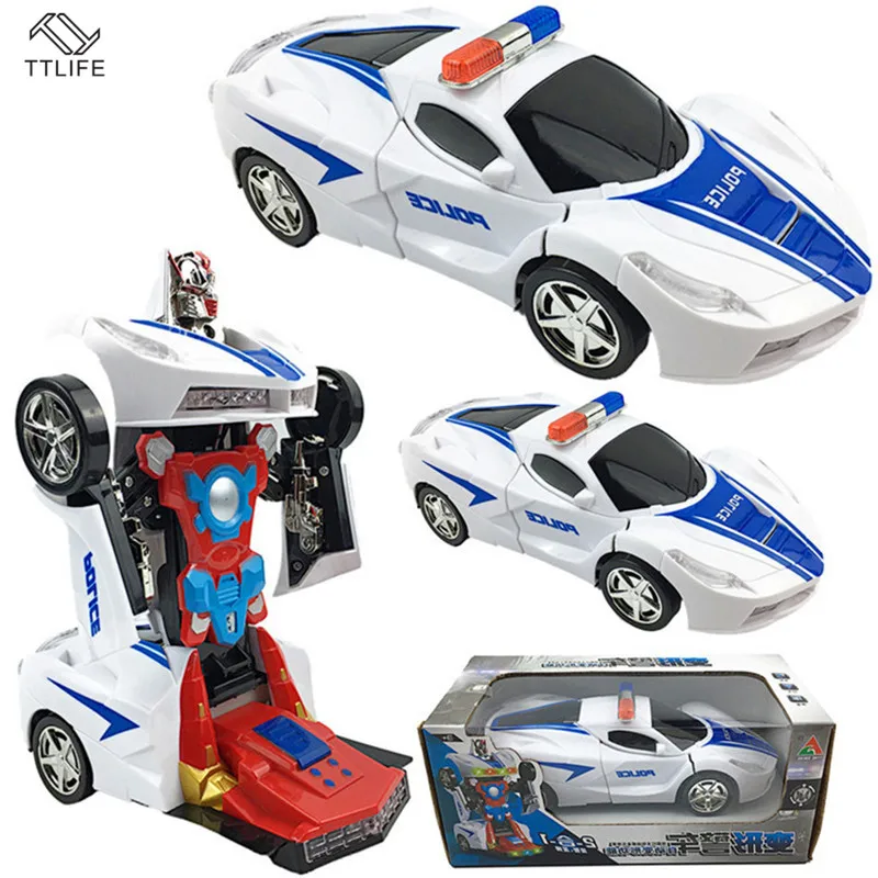 TTLIFE 2-in-1 Electric Robot transformers robot police car toy with lights and sounds for kids bump and go children toys for kid
TTLIFE 2-in-1 Electric Robot transformers robot police car toy with lights and sounds for kids bump and go children toys for kid