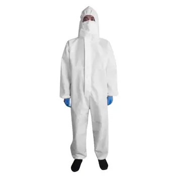 Protective Suit Breathable Cozy Aseptic White Waterproof Disinfection Protection Isolation Antibacterial Clothing Safe
Protective Suit Breathable Cozy Aseptic White Waterproof Disinfection Protection Isolation Antibacterial Clothing Safe