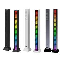 New Colorful Lamp Sound Control Light USB/Rechargeable 32 LED 8 Dynamic Modes Light Voice Computer Pickup Rhythm Strip Light 
New Colorful Lamp Sound Control Light USB/Rechargeable 32 LED 8 Dynamic Modes Light Voice Computer Pickup Rhythm Strip Light