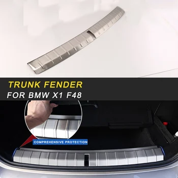 Rear Bumper Foot Plate Stainless Steel Rear Trunk Pad Fender Car Exterior Accessories For BMW F48 X1 2016 2017 2018
Rear Bumper Foot Plate Stainless Steel Rear Trunk Pad Fender Car Exterior Accessories For BMW F48 X1 2016 2017 2018