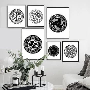 Viking Shield Silhouette Posters and Prints Classic TV Show Poster Modern Wall Art Canvas Painting Pictures for Home Decor
Viking Shield Silhouette Posters and Prints Classic TV Show Poster Modern Wall Art Canvas Painting Pictures for Home Decor