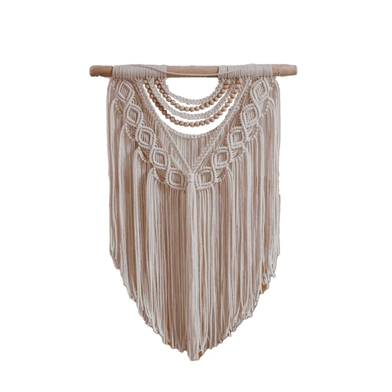 Graceful Harmony Elegant Macrame Wall Ornament 7 H54acb566f47a405882b54389cb8b891aY