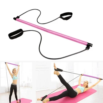 Portable Pilates Bar with Resistance Band Home Gym Yoga Exercise Bar with Foot Loop Health99
Portable Pilates Bar with Resistance Band Home Gym Yoga Exercise Bar with Foot Loop Health99