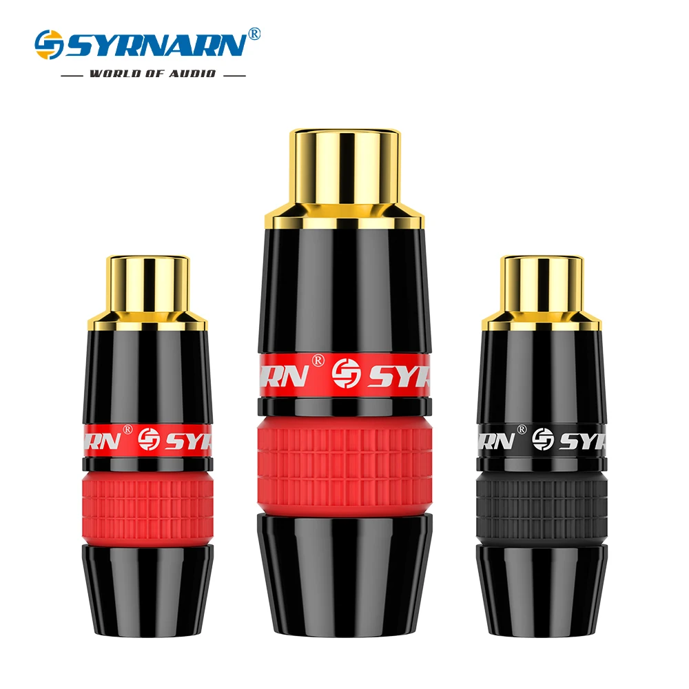 20Pcs Hifi RCA Jack 24K Gold Plated Male Double Self-Locking Lotus Wire Connectors Audio Adapter 8mm Cable black&red 20pcs
20Pcs Hifi RCA Jack 24K Gold Plated Male Double Self-Locking Lotus Wire Connectors Audio Adapter 8mm Cable black&red 20pcs