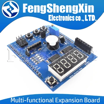 Multi-Function Shield ProtoShield Multi-functional Expansion Board Sensor Shield Module witn Four Digital Display for Arduino
Multi-Function Shield ProtoShield Multi-functional Expansion Board Sensor Shield Module witn Four Digital Display for Arduino