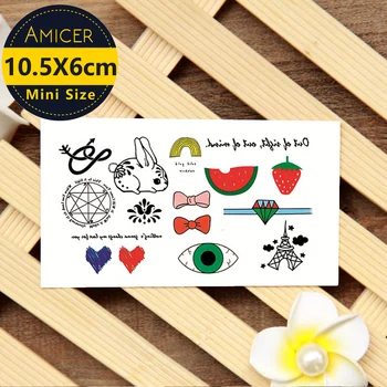 Waterproof Temporary Tattoo Sticker fake Flash Tattoo cute rabbit tattoo translated tattoos intimate goods men kids glitter #117
Waterproof Temporary Tattoo Sticker fake Flash Tattoo cute rabbit tattoo translated tattoos intimate goods men kids glitter #117