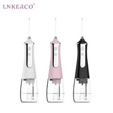 Lnkerco Oral Irrigator 5 nozzles Portable 350ml Dental Water Flosser USB Rechargeable Irrigator Dental Water Floss Teeth Cleaner
Lnkerco Oral Irrigator 5 nozzles Portable 350ml Dental Water Flosser USB Rechargeable Irrigator Dental Water Floss Teeth Cleaner