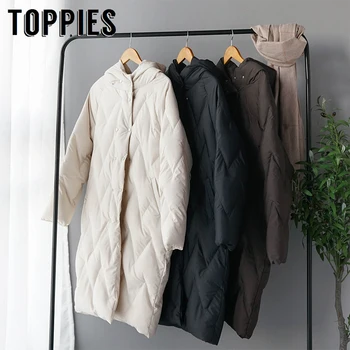 2019 Winter Coat Women Hooded Puffer Jacket Thicker Oversize Long Coat Korean Fashion Parkas Double Breasted Ladies Outwear
2019 Winter Coat Women Hooded Puffer Jacket Thicker Oversize Long Coat Korean Fashion Parkas Double Breasted Ladies Outwear