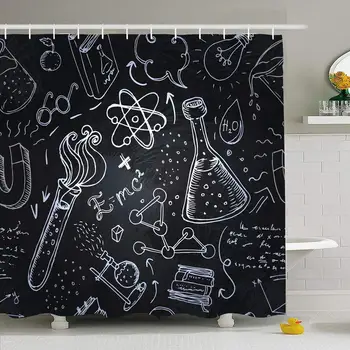 Shower Curtain Set with Hooks 60x72 Back School Medicine Science Lab Objects Chalk Doodle Pattern to Sketches Seamless Textures
Shower Curtain Set with Hooks 60x72 Back School Medicine Science Lab Objects Chalk Doodle Pattern to Sketches Seamless Textures