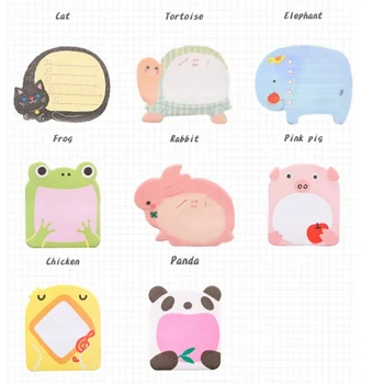 6Pcs/Set Cute Cartoon Forest Animal Memo Pad Sticky Notes Page Stickers kawaii Marker Planner Animal Memo Sticker
6Pcs/Set Cute Cartoon Forest Animal Memo Pad Sticky Notes Page Stickers kawaii Marker Planner Animal Memo Sticker