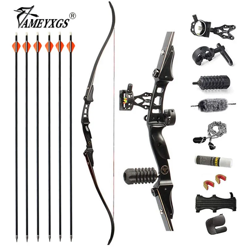 1set 60" 20-50lbs ILF Hunting Recurve Bow Set 6pcs Spine 500 Mix Carbon Arrow For Outdoor Archery Shooting CS Sports Accessories
1set 60" 20-50lbs ILF Hunting Recurve Bow Set 6pcs Spine 500 Mix Carbon Arrow For Outdoor Archery Shooting CS Sports Accessories