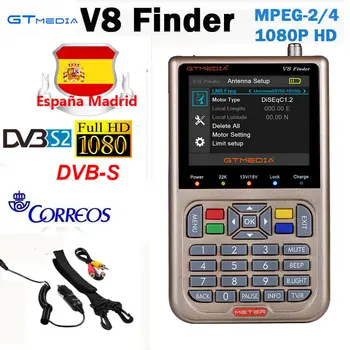 FREESAT/ GT MEDIA V8 Finder HD DVB-S2 Digital Satellite Finder High Definition Sat Finder DVB S2 Satellite Meter Satfinder 1080P
FREESAT/ GT MEDIA V8 Finder HD DVB-S2 Digital Satellite Finder High Definition Sat Finder DVB S2 Satellite Meter Satfinder 1080P