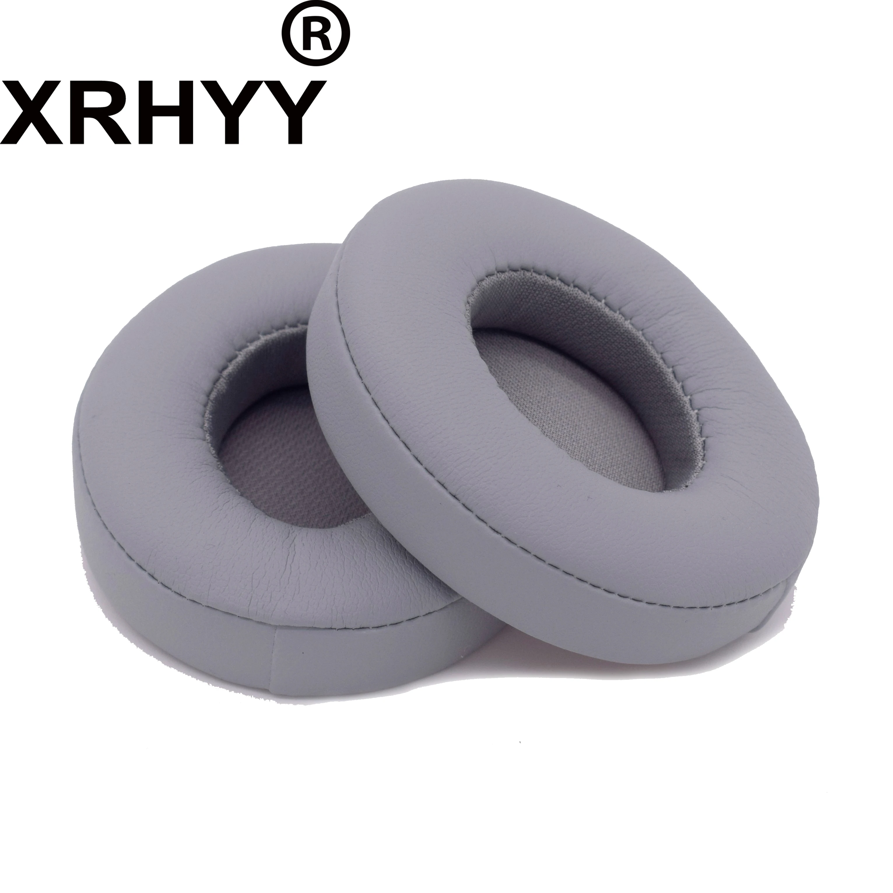 

XRHYY Replacement Earpads Cushion Cover Cup for Beats by Dr. Dre Solo 2.0 Solo 2 On-Ear Wired Headphones Grey (Not Fit Wireless)