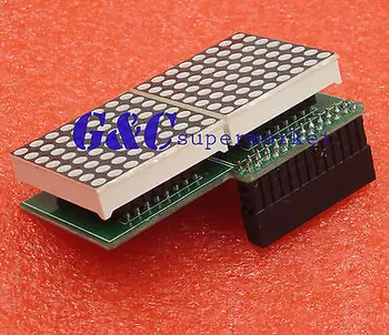 SainSmart MAX7219 dot matrix module 2LED 16*8 Module for Raspberry Pi diy electronics
SainSmart MAX7219 dot matrix module 2LED 16*8 Module for Raspberry Pi diy electronics
