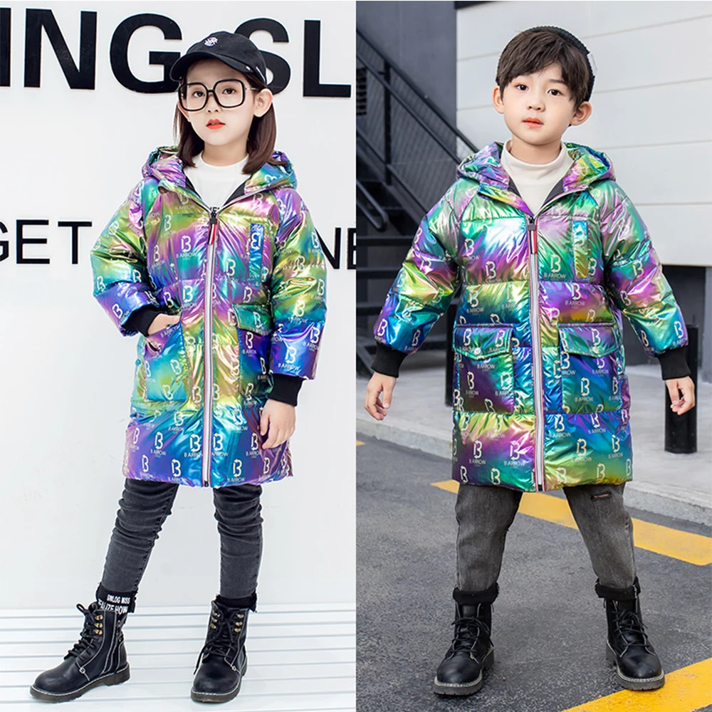 kids Winter Jacket For Girls Bright Medium length style dazzle color Thicken Winter Coat Hooded White duck down Outwear jacket
kids Winter Jacket For Girls Bright Medium length style dazzle color Thicken Winter Coat Hooded White duck down Outwear jacket
