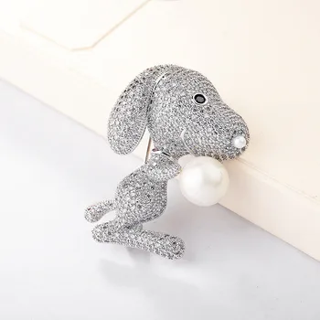 Austrian Zircon Cartoon Dog Brooch Pin Accessory Lovely Design Shiny Crystals Beautiful Animal Brooches Lapel Pin Gift
Austrian Zircon Cartoon Dog Brooch Pin Accessory Lovely Design Shiny Crystals Beautiful Animal Brooches Lapel Pin Gift