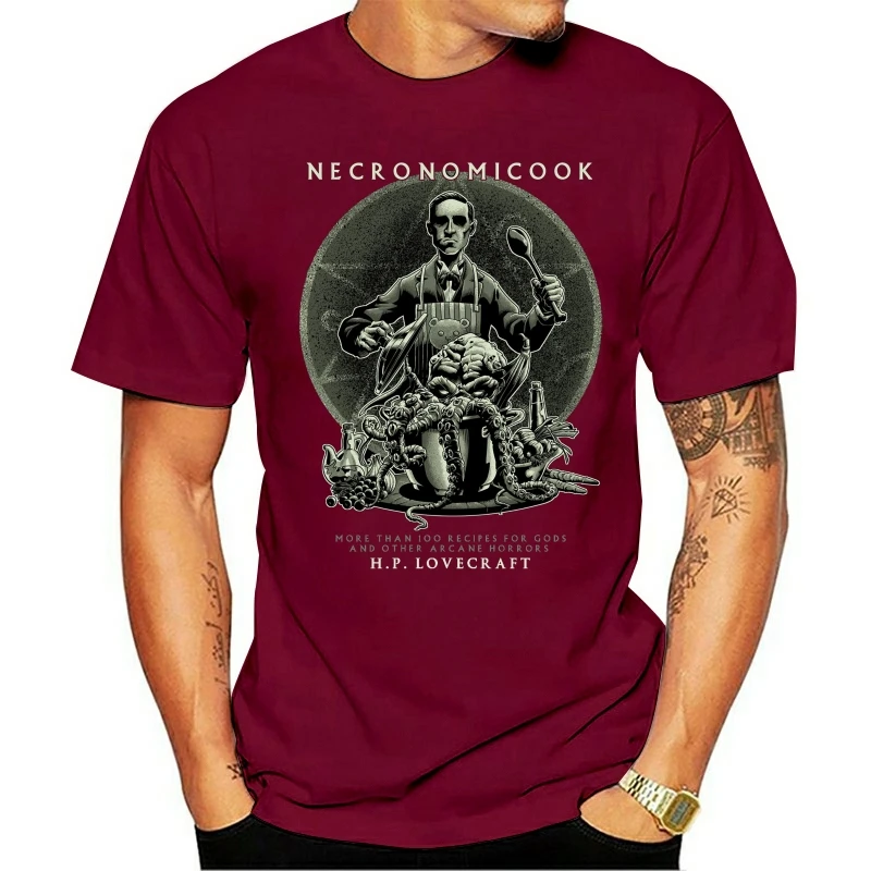 T Shirt Funny Cooking Call Of Cthulhu Humor Lovecraft Short Sleeved Cotton Print Tee Brand Novelty Tops Gift Merchandise
T Shirt Funny Cooking Call Of Cthulhu Humor Lovecraft Short Sleeved Cotton Print Tee Brand Novelty Tops Gift Merchandise