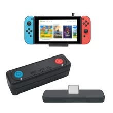 Audio Transmitter Adapter USB CUSB A Connector For Nintendo Switch For Bluetooth Headphones Speakers
Audio Transmitter Adapter USB CUSB A Connector For Nintendo Switch For Bluetooth Headphones Speakers