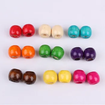 Large Hole Mixed Color Round Wooden Bead Wig Reggae Hair Ring Buckle Hair Jewelry for Dreadlock African Braided Hair Accessories
Large Hole Mixed Color Round Wooden Bead Wig Reggae Hair Ring Buckle Hair Jewelry for Dreadlock African Braided Hair Accessories