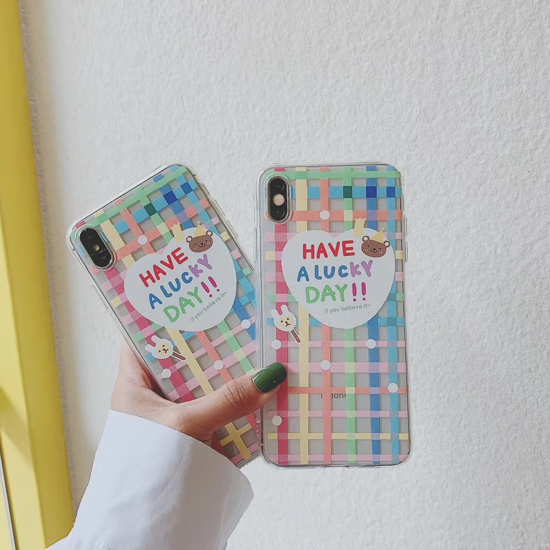 INS Korea cute simple candy color matching bear rabbit phone case for iphone Xs MAX XR X 6 6s 7 8plus couple soft TPU back cover
INS Korea cute simple candy color matching bear rabbit phone case for iphone Xs MAX XR X 6 6s 7 8plus couple soft TPU back cover