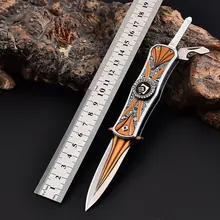 Multifunction EDC Outdoor Fingertip Gyro Folding Knife Survival Pocket Knife Self Defense Weapons Field Practical Rescue Knife
Multifunction EDC Outdoor Fingertip Gyro Folding Knife Survival Pocket Knife Self Defense Weapons Field Practical Rescue Knife
