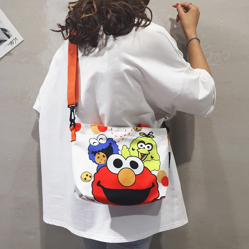 Cartoon Korean-style Cool Little Monster Contrast Color Printed Large Small Women's Square Sling Bag Crossbody Bag
Cartoon Korean-style Cool Little Monster Contrast Color Printed Large Small Women's Square Sling Bag Crossbody Bag