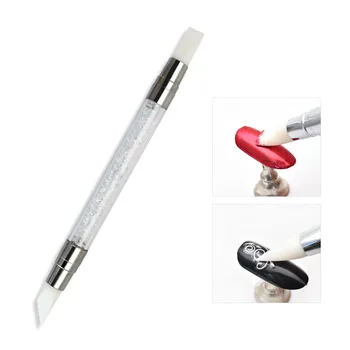1pc Dual-ended 2 Ways Nail Art Carving Pen Silicone Head Glitter Powder Sculpture Brush For 3D Nail Art Manicure Tool BS1006
1pc Dual-ended 2 Ways Nail Art Carving Pen Silicone Head Glitter Powder Sculpture Brush For 3D Nail Art Manicure Tool BS1006